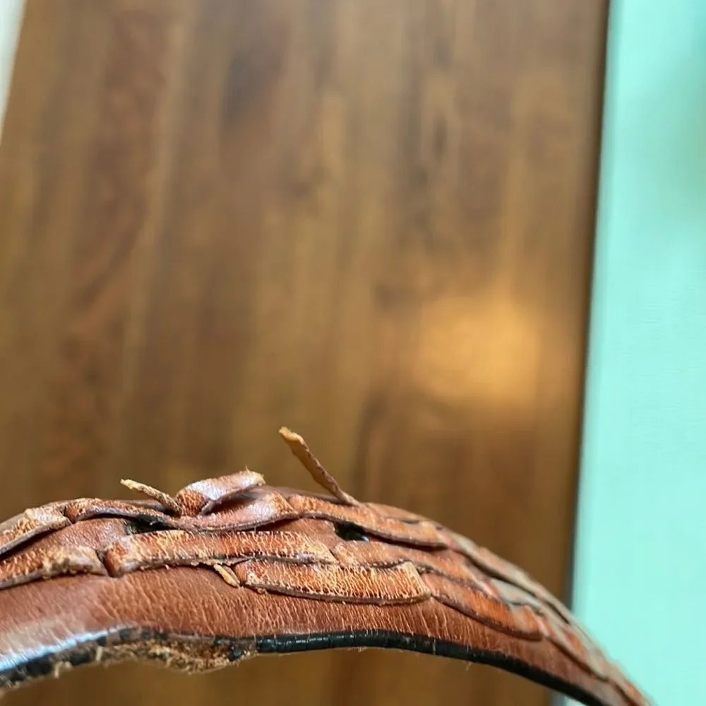 ‎Vintage brown leather belt